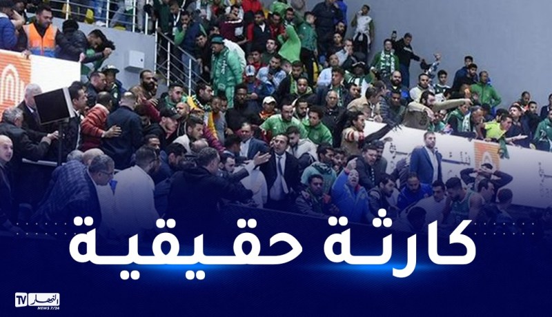 بالفيديو.. إصابة 27 مشجعا إثر إنهيار المدرجات في كأس السوبر المصرية