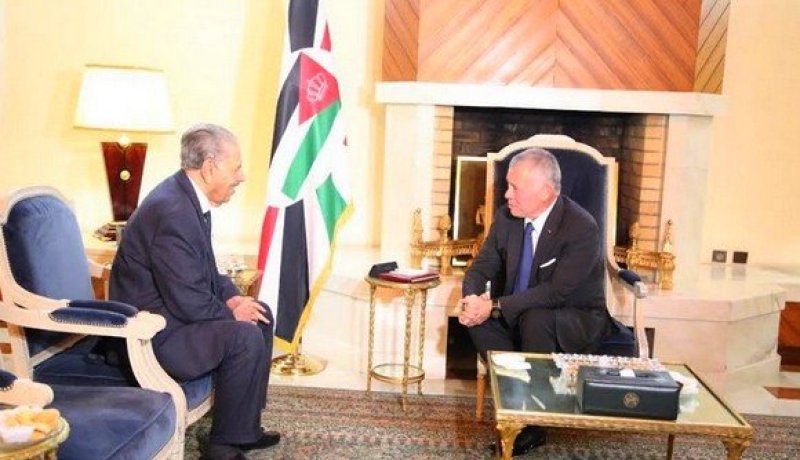 العاهل الأردني يستقبل رئيس مجلس الأمة