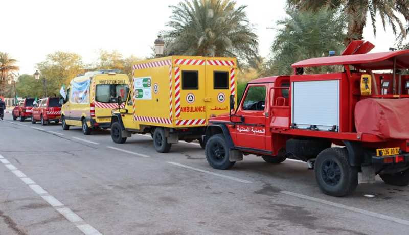 الحماية المدنية تطلق قوافل طبية لساكنة مناطق الظل بولايات الجنوب