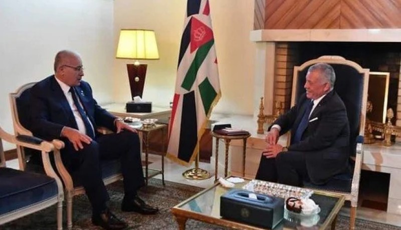ملك الأردن يستقبل رئيس المجلس الشعبي الوطني