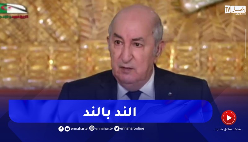 رئيس الجمهورية: العلاقات الجزائرية الفرنسية تكون النّد بالنّد ولن نسمح في جاليتنا هناك