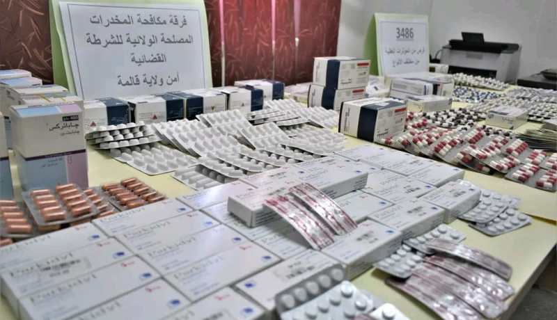 قالمة: إيداع خمسيني الحبس مع حجز 3486 قرص مهلوس