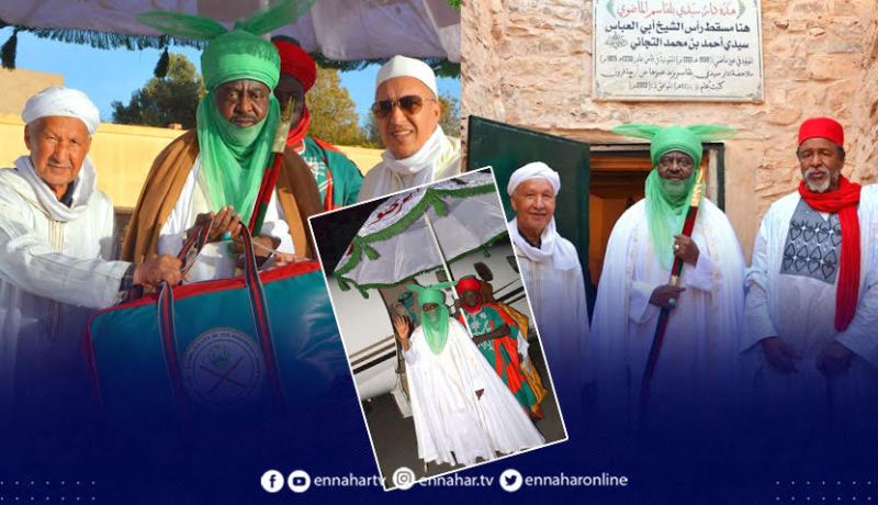أمير منطقة كانو النيجيرية يزور مسقط الشيخ سيدي أحمد التجاني بالأغواط