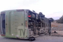 إصابة 10 أشخاص في انقلاب حافلة بتيزي وزو