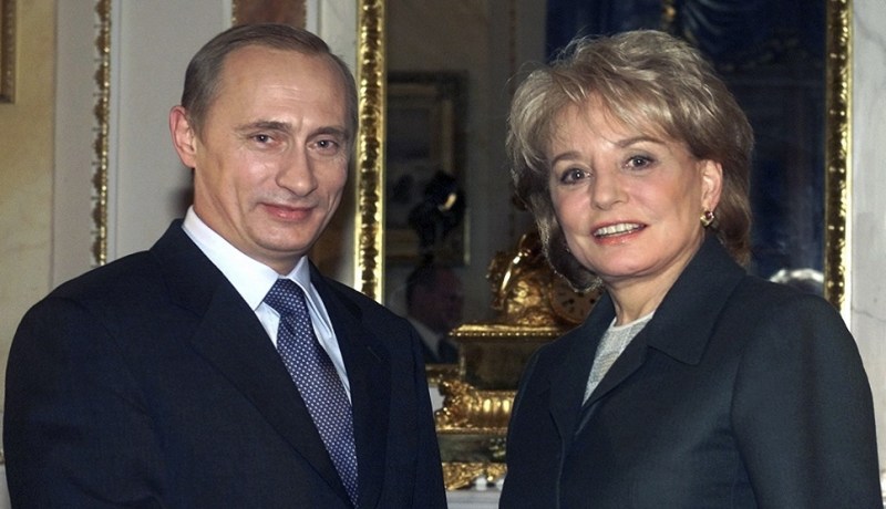 وفاة باربرا والترز أول صحفية أمريكية تجري مقابلة مع بوتين