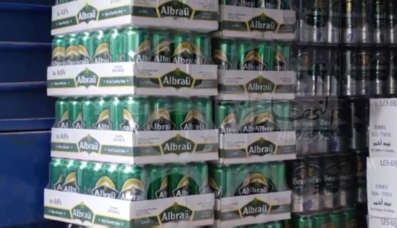 وهران: ضبط شاحنة بها أكثر من 10 آلاف وحدة خمر
