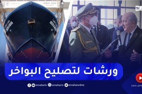“رئيس الجمهورية :” نفضّل إنشاء ورشات لتصليح البواخر في أقرب وقت خاصة بواخر المسافرين