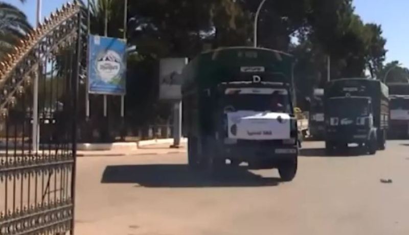 إنطلاق قافلة تضامنية لفائدة متضرري حرائق الغابات