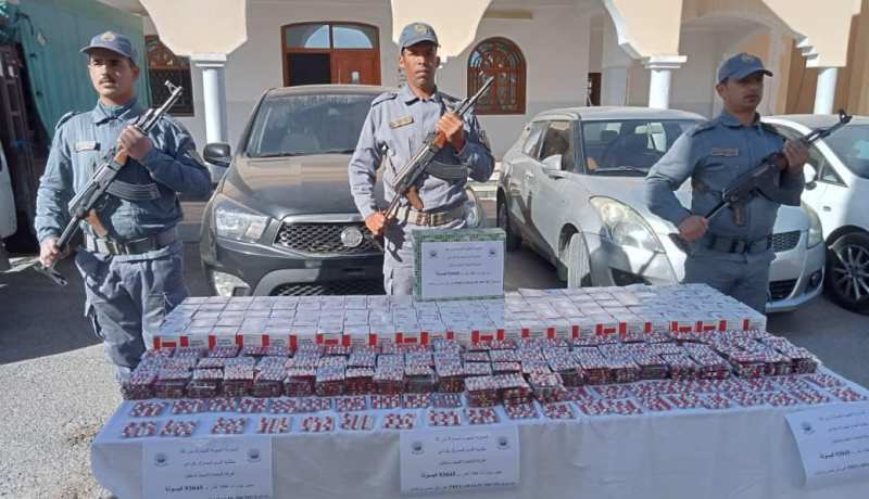 الجنوب.. حجز أكثر من 115 ألف قرص “بريغابالين”