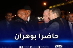 بالفيديو.. رئيس الكاف يصل وهران لحضور نصف نهائي الشان