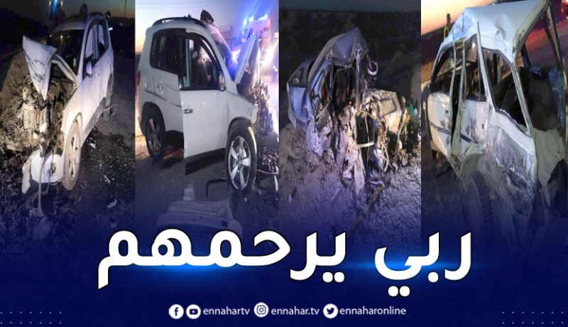 تبسة.. قتيلان و3 جرحى في اصطدام تسلسلي بين ثلاثة سيارات