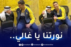 بالصور.. رونالدو يلتقي الشاب المُعجزة غانم المفتاح