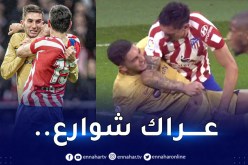 بالفيديو.. شجار سافيتش وتوريس في لقاء الأتلتيكو أمام البارصا