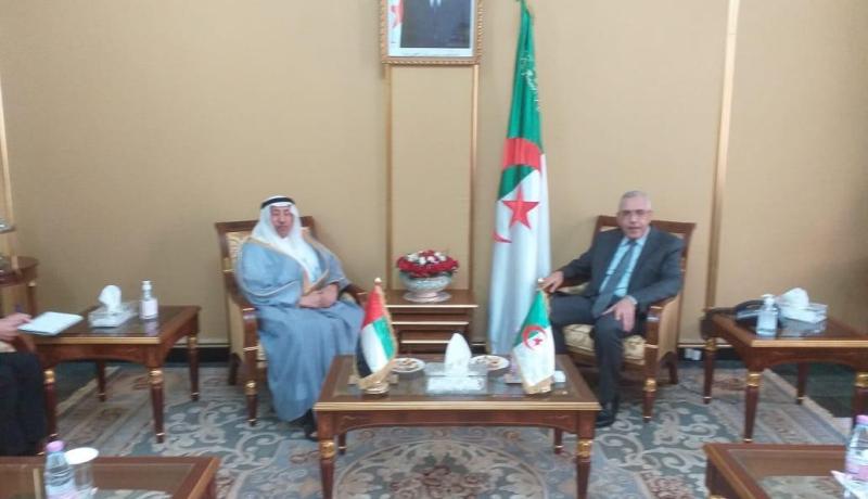 وزير العدل يستقبل سفير دولة الإمارات العربية المتحدة بالجزائر