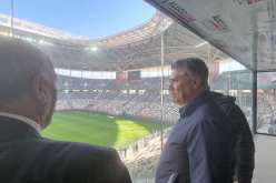 بالصور.. وزير السكن يتنقل لملعب نيلسون مانديلا