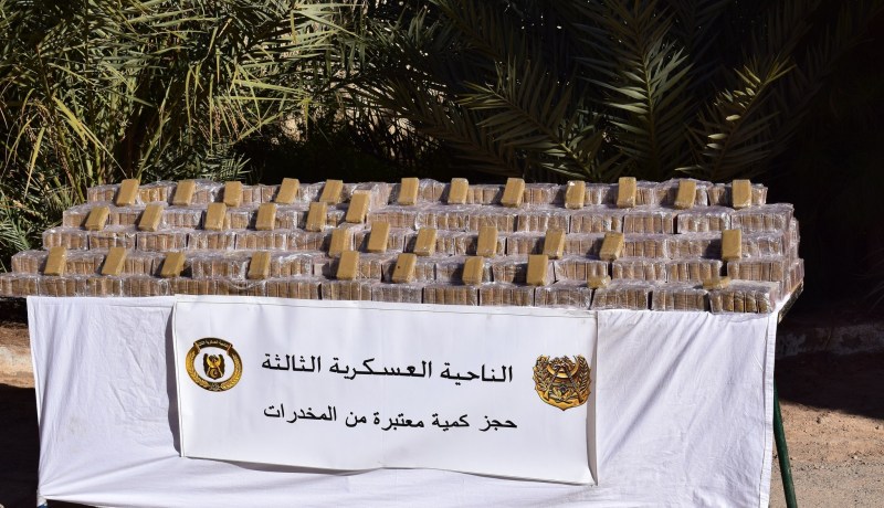 توقيف 124 تاجر مخدرات وحجز 12 قنطار كيف عبر الحدود مع المغرب