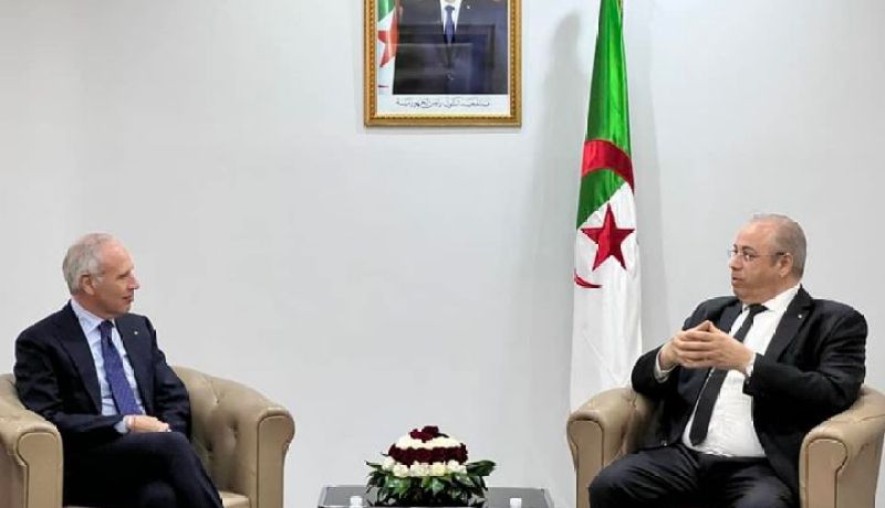وزير الصناعة يتباحث مع رئيس مجمع ” أدلر” الإيطالي