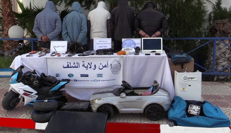 الشلف: الإطاحة بجمعية أشرار تسطو على المحلات والمساكن