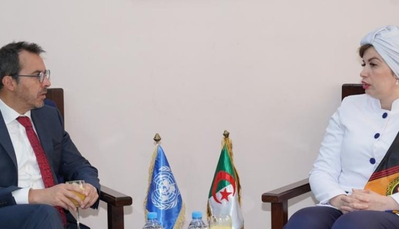 وزيرة الثقافة تستقبل المنسق المقيم للأمم المتحدة بالجزائر