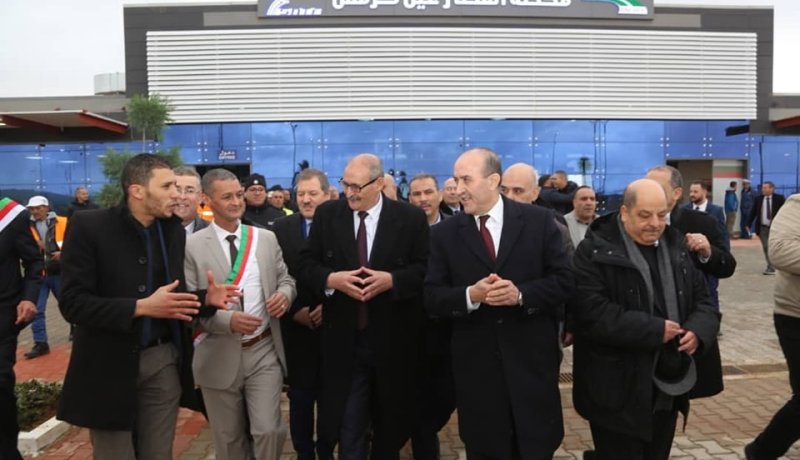 وزير النقل يدشّن خط السكة الحديدية الرابط بين “فرندة وسعيدة”