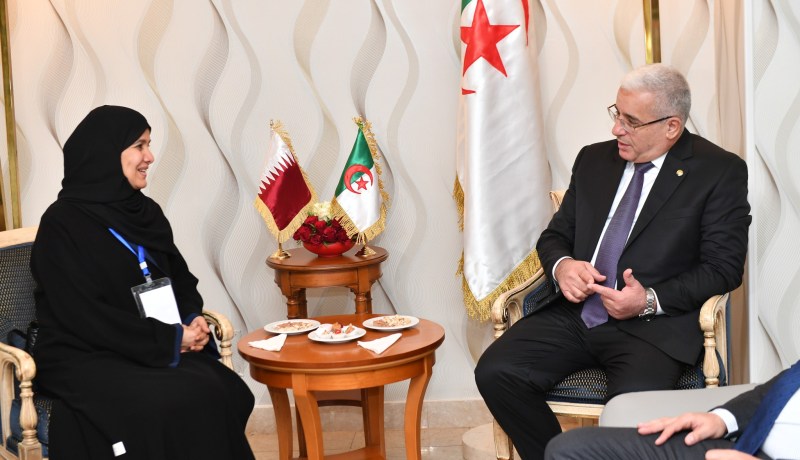 بوغالي يستقبل نائب رئيس مجلس الشورى القطري