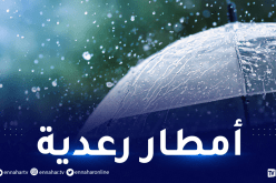 أمطار رعدية غزيرة تتعدى 50 ملم على هذه الولايات