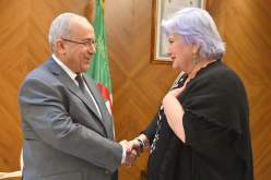 لعمامرة يستقبل رئيسة البرلمان الأنديني