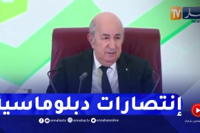 رئيس الجمهورية: سنة 2022 عرفت إنتصارا كبيرا للدبلوماسية الجزائرية