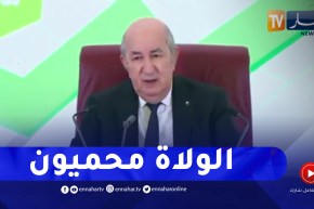 “الرئيس تبون: الولاة محميون واليوم الناس كلها إبتعدت عن الأخطاء المقصودة