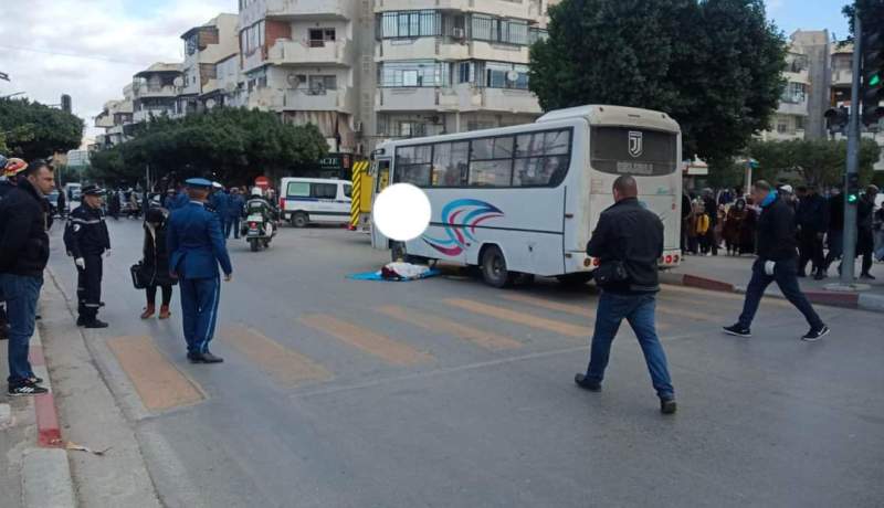 الشلف: وفاة سبعينية تحت عجلات حافلة نقل المسافرين