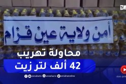 إن قزام / إحباط محاولة تهريب 42 ألف لتر من الزيت بقيمة تفوق نصف مليار سنتيم