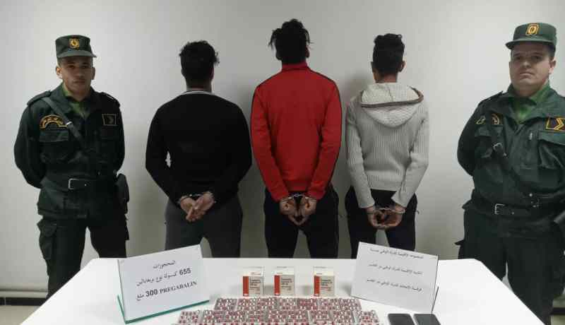 تبسة: الدرك يوقف 4 أشخاص ويحجز كمية من الأقراص المهلوسة