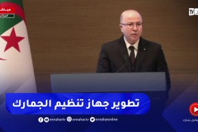 “الوزير الأول :”أدعو إدارة الجمارك للإسراع في تطوير جهازها التنظيمي بداية بالنصوص القانونية