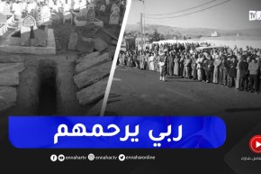 لحظات قبل تشييع جــثامين الـ 09 ضــحايا إختنـناق بالغاز في البيض