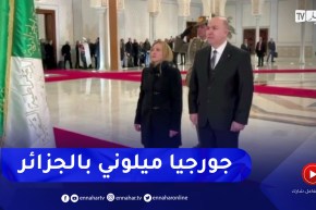 الوزير الأول أيمن بن عبد الرحمان يستقبل رئيسة مجلس الوزراء الإيطالي جورجيا ميلوني