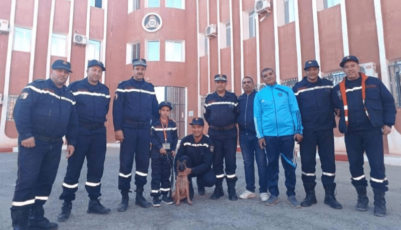 المدير العام للحماية المدنية يحقق أمنية الطفل مهدي