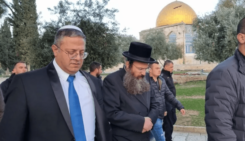 إدانات عربية واسعة لاقتحام وزير إسرائيلي باحات المسجد الأقصى