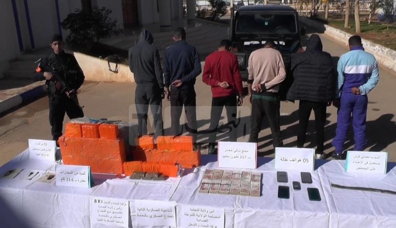 النعامة: تحرير رهينتين تعرضا للتعذيب و حجز 23 كلغ من المخدرات