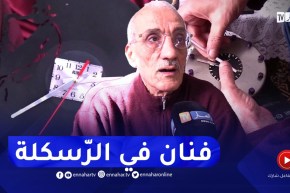 عمي محمد الجوهر..حرفي يحول النفايات إلى أشكال فنية