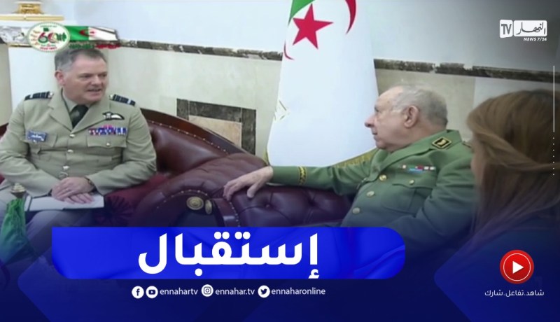 الفريق أول شنقريحة يستقبل المستشار الأعلى للدفاع لمنطقة الشرق الأوسط وشمال إفريقيا