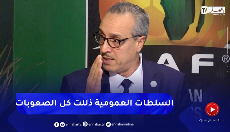 عامر ضويفي: بفضل الجهود المبذولة سننهي ملعب تيزي وزو قبل الآجال المحددة