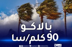 الحماية المدنية تصدر بيانا بسبب عواصف رياح منتظرة