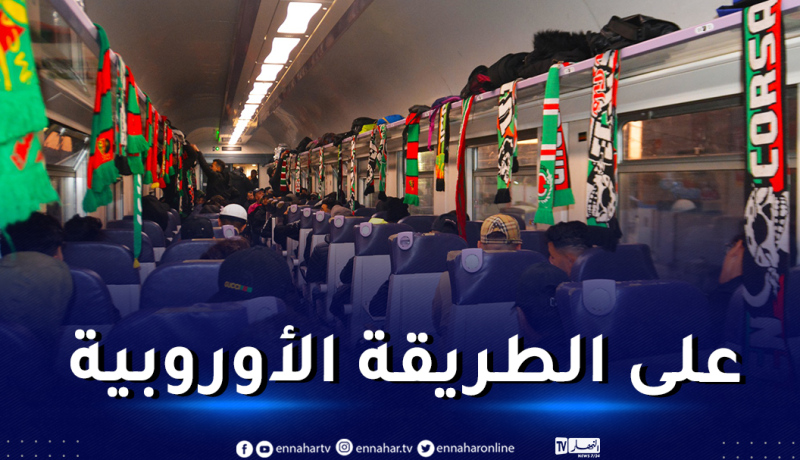 بالصور.. الشناوة يتنقلون إلى بسكرة عبر القطار