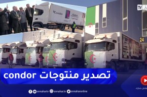 برج بوعريريج: إعطاء اشارة الانطلاق لشحنة موجهة للتصدير من قبل شركة كوندور