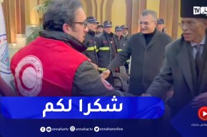 توديع سفير الجزائر في سوريا لطواقم الهلال الاحمر الجزائري