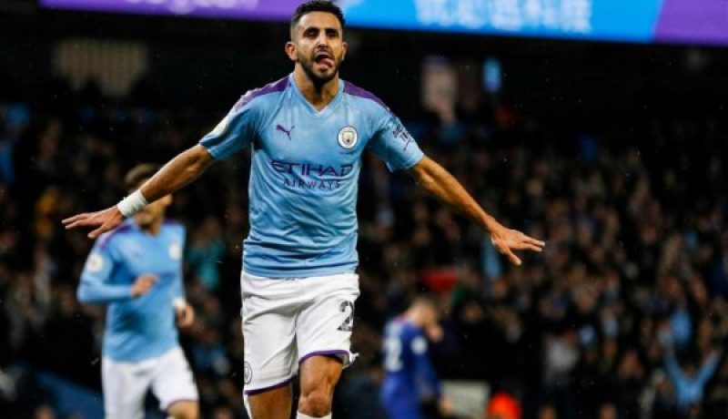 محرز أساسيا رفقة مانشستر سيتي في كأس الاتحاد الانجليزي