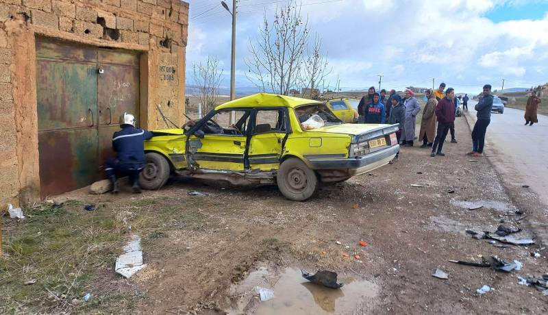 مصرع شخص وإصابة آخر في حادث مرور بالمدية