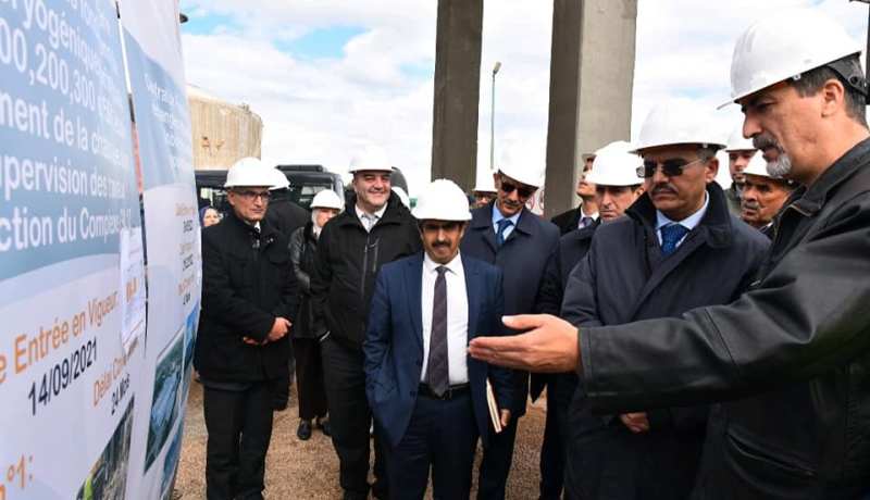 حكار يتفقد مركبات تمييع الغاز الطبيعي بالمنطقة الصناعية لأرزيو ‎