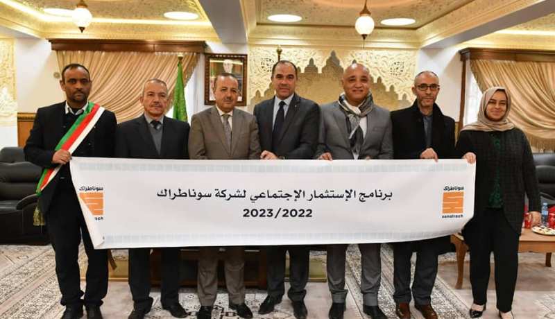 سوناطراك تموّل عدة مشاريع في النعامة والبيض وتوقرت