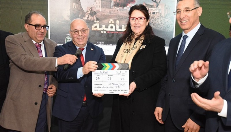 إعطاء إشارة انطلاق تصوير الفيلم التاريخي “الساقية”